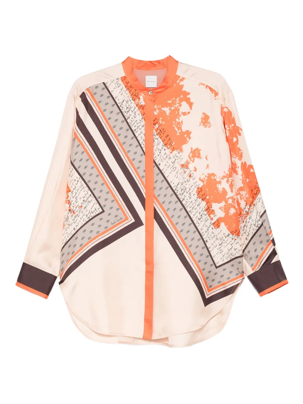 Paul Smith printed long-sleeve shirt - ニュートラル Paul Smith printed long-sleeve shirt - ニュートラル