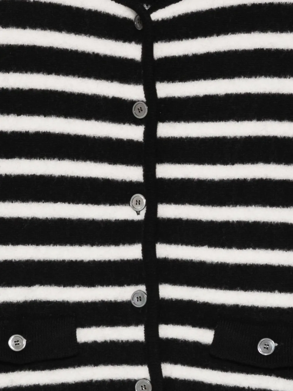 Paul Smith Gestreept vest met zak Zwart