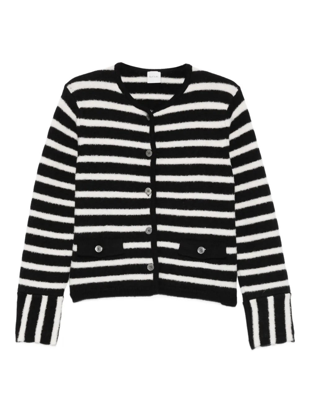 Paul Smith striped pocket cardigan - Nero