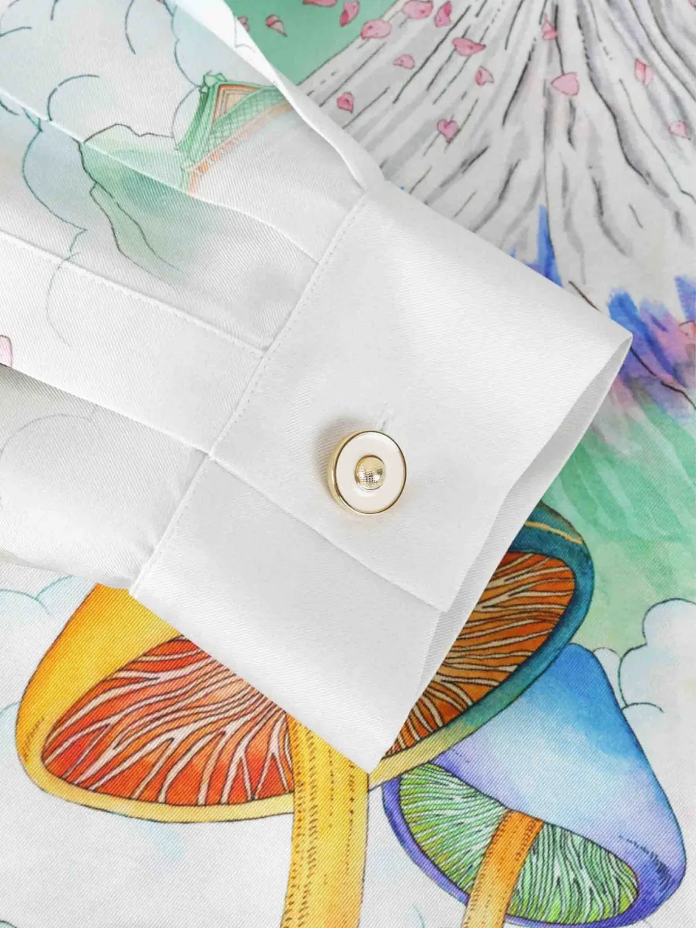 Casablanca Overhemd met print Wit