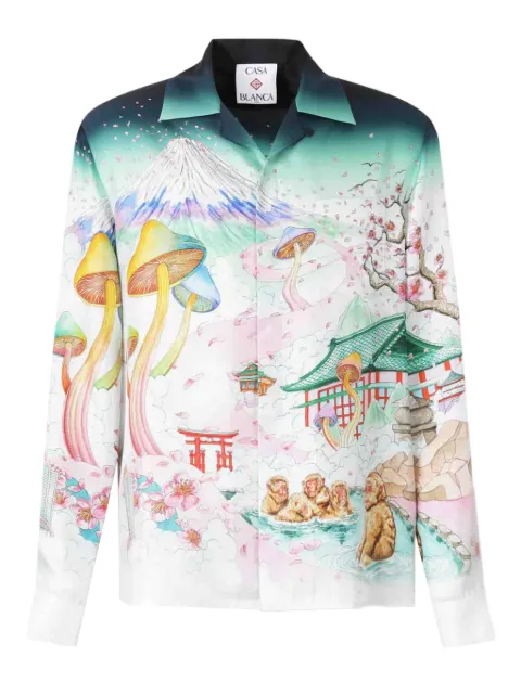 Casablanca printed silk shirt