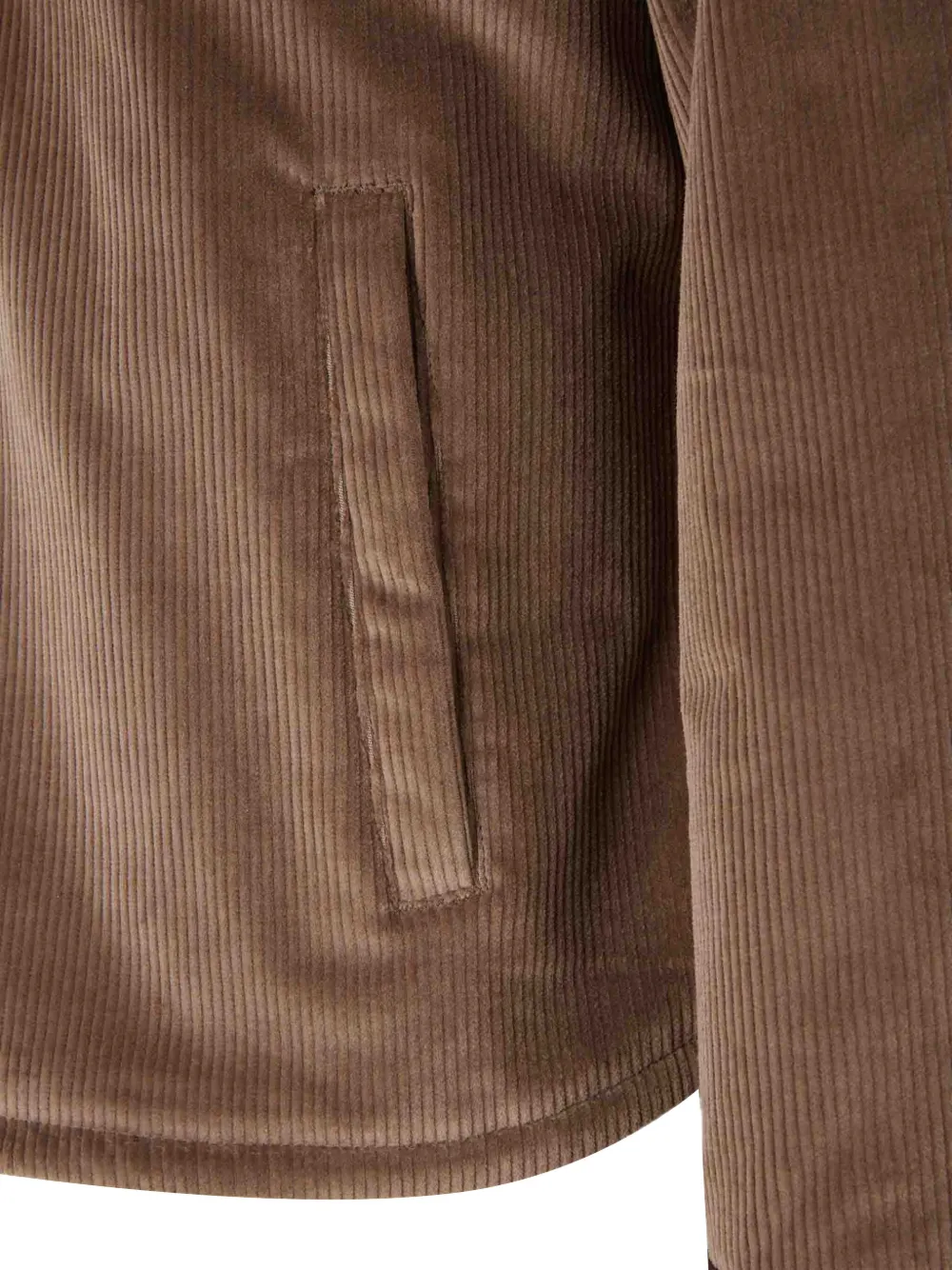 Lardini Ribfluwelen shirtjack Bruin