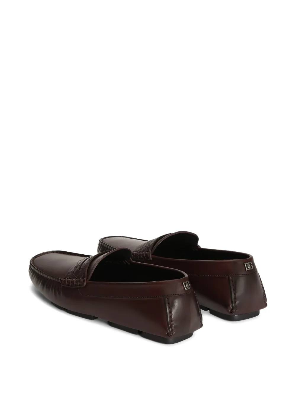 Dolce & Gabbana penny-slot loafers Rood