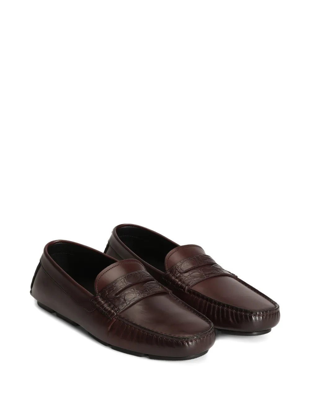 Dolce & Gabbana penny-slot loafers - Rood