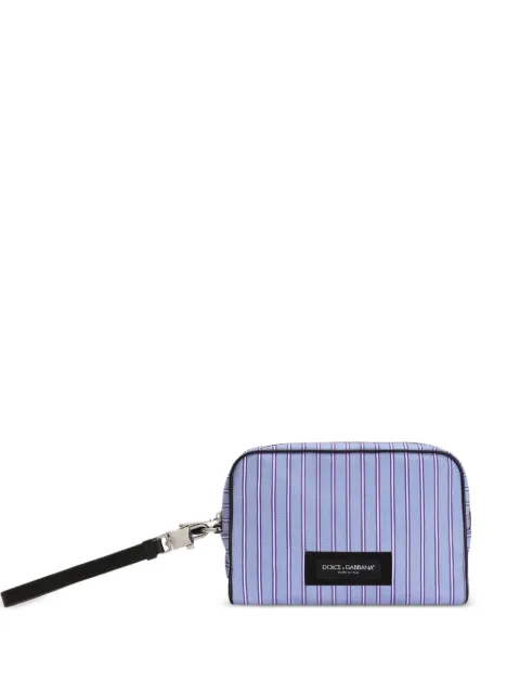 Dolce & Gabbana striped top-handle tote bag
