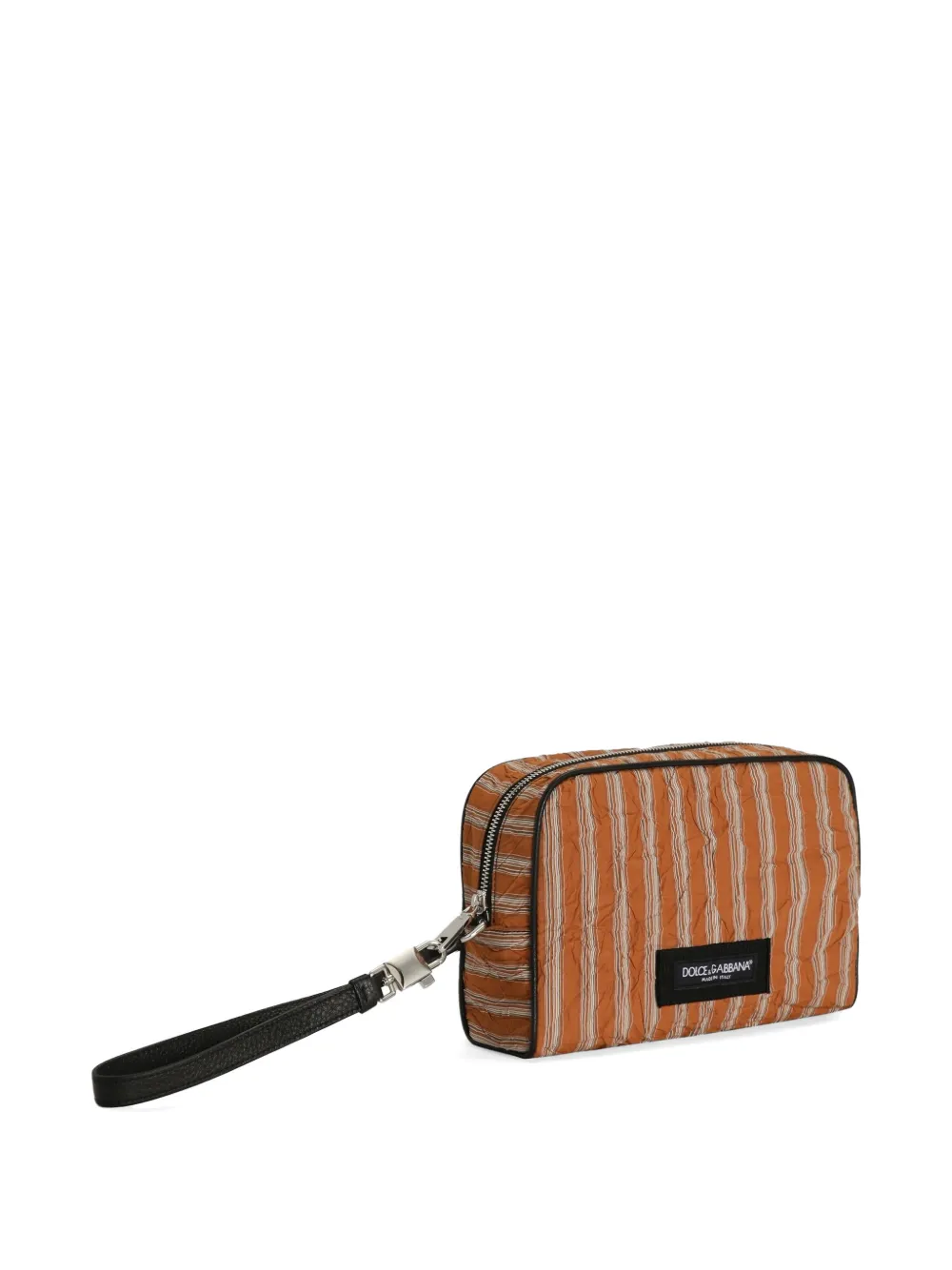 Dolce & Gabbana Froissé stoffen handtas Oranje