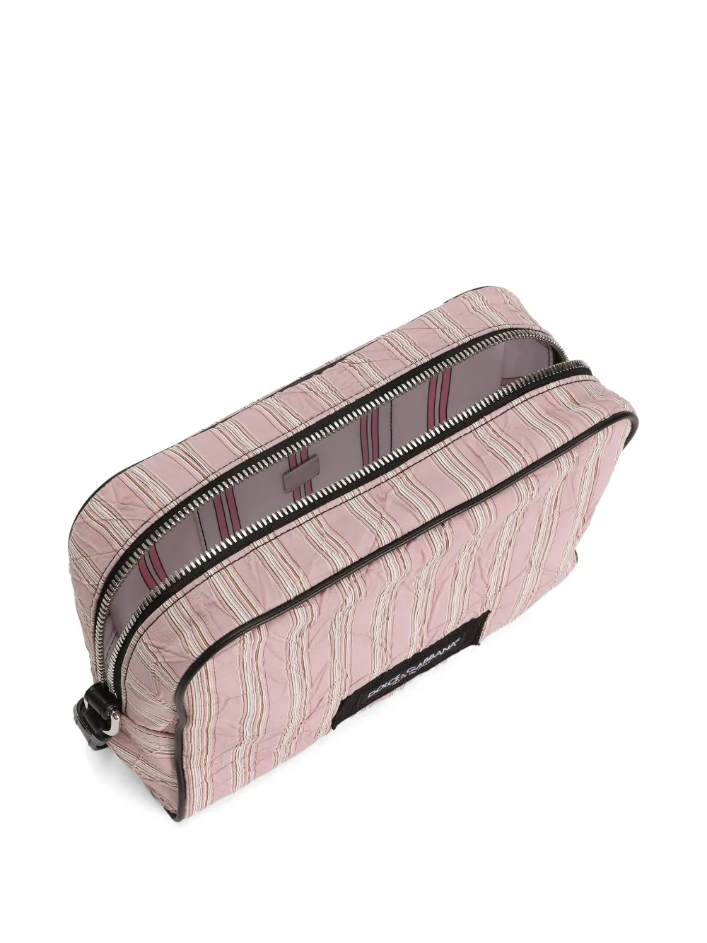 Dolce & Gabbana Froissé stoffen handtas Roze