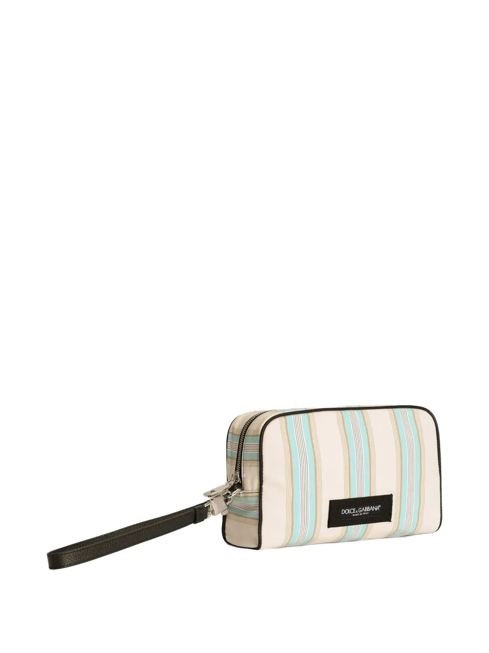 Dolce & Gabbana Gestreepte popeline handtas Beige