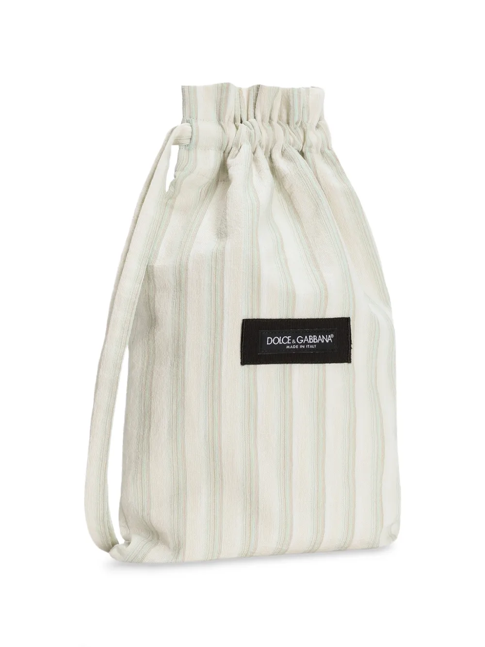 Dolce & Gabbana Gestreepte schoudertas Beige