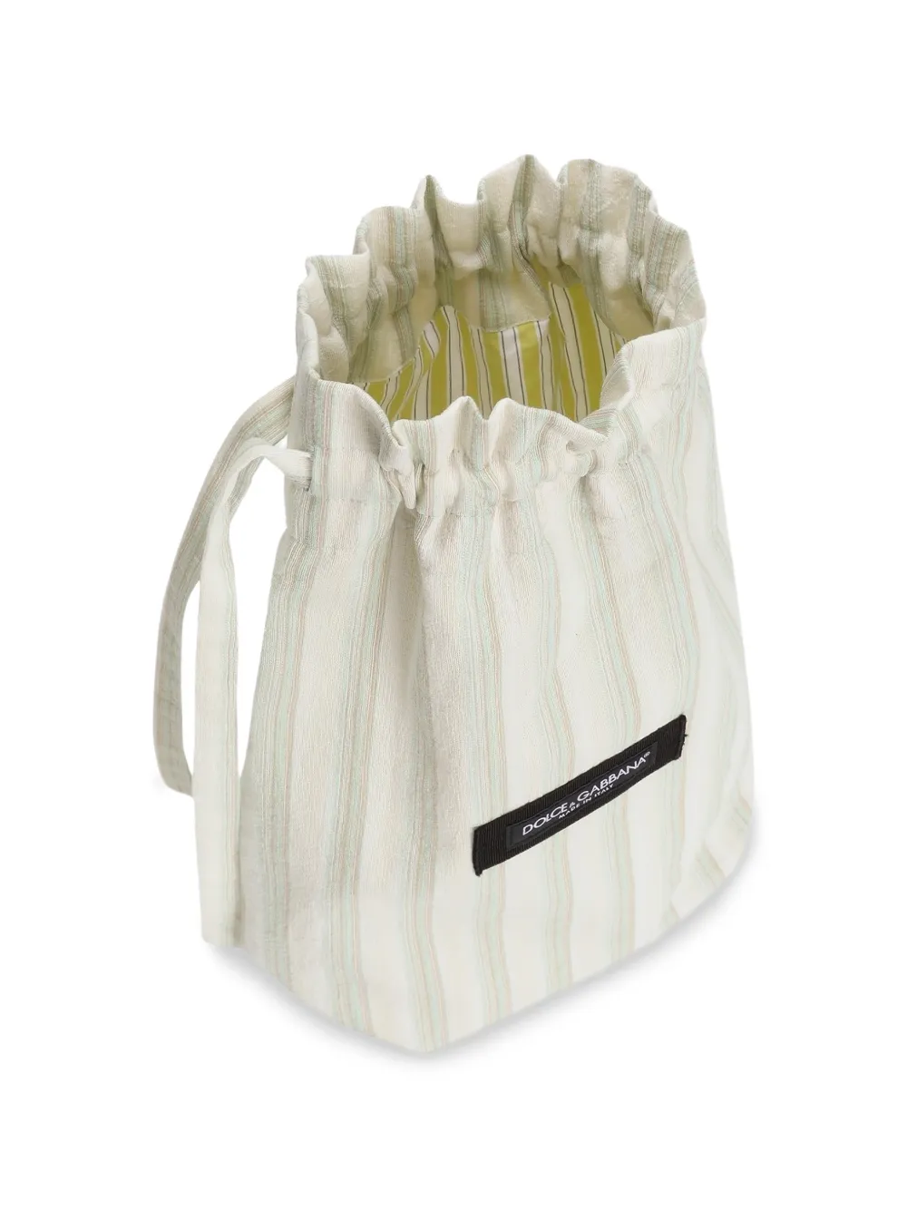 Dolce & Gabbana Gestreepte schoudertas Beige