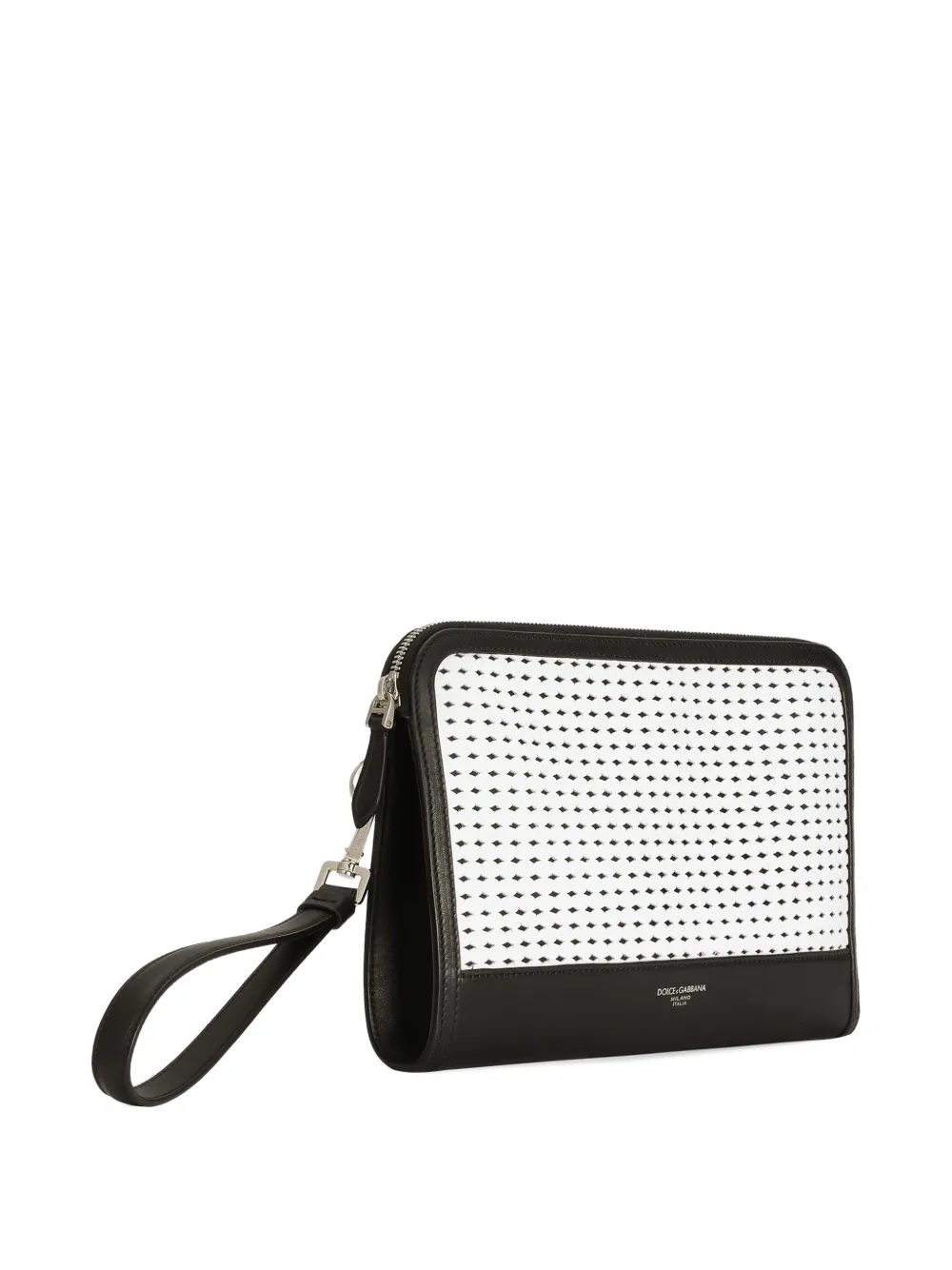 Dolce & Gabbana Atene geweven clutch Zwart