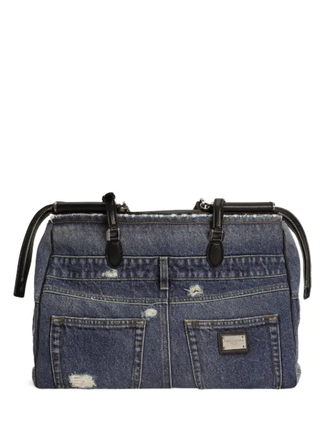 Dolce & Gabbana Vittoria denim tote bag