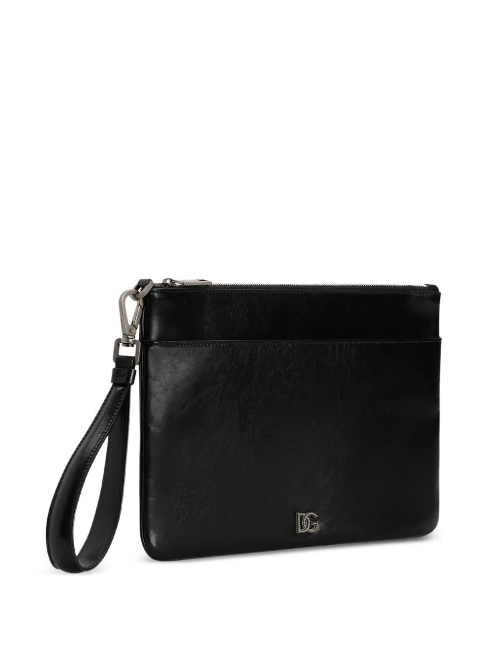 Dolce & Gabbana Clutch met logo-applicatie Zwart