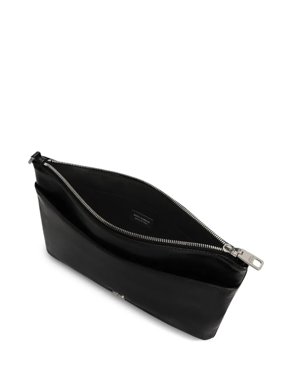 Dolce & Gabbana Clutch met logo-applicatie Zwart