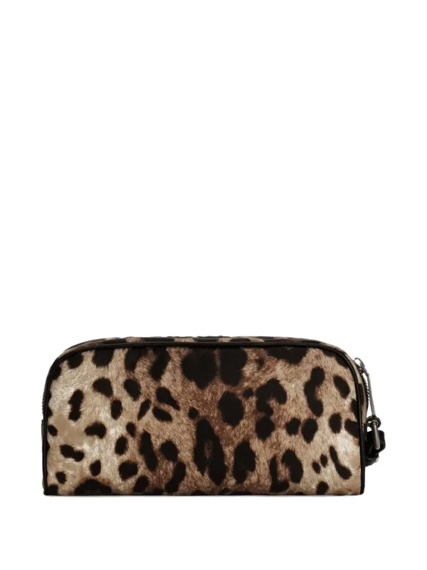 Dolce & Gabbana leopard-print Wash Bag | Brown | FARFETCH