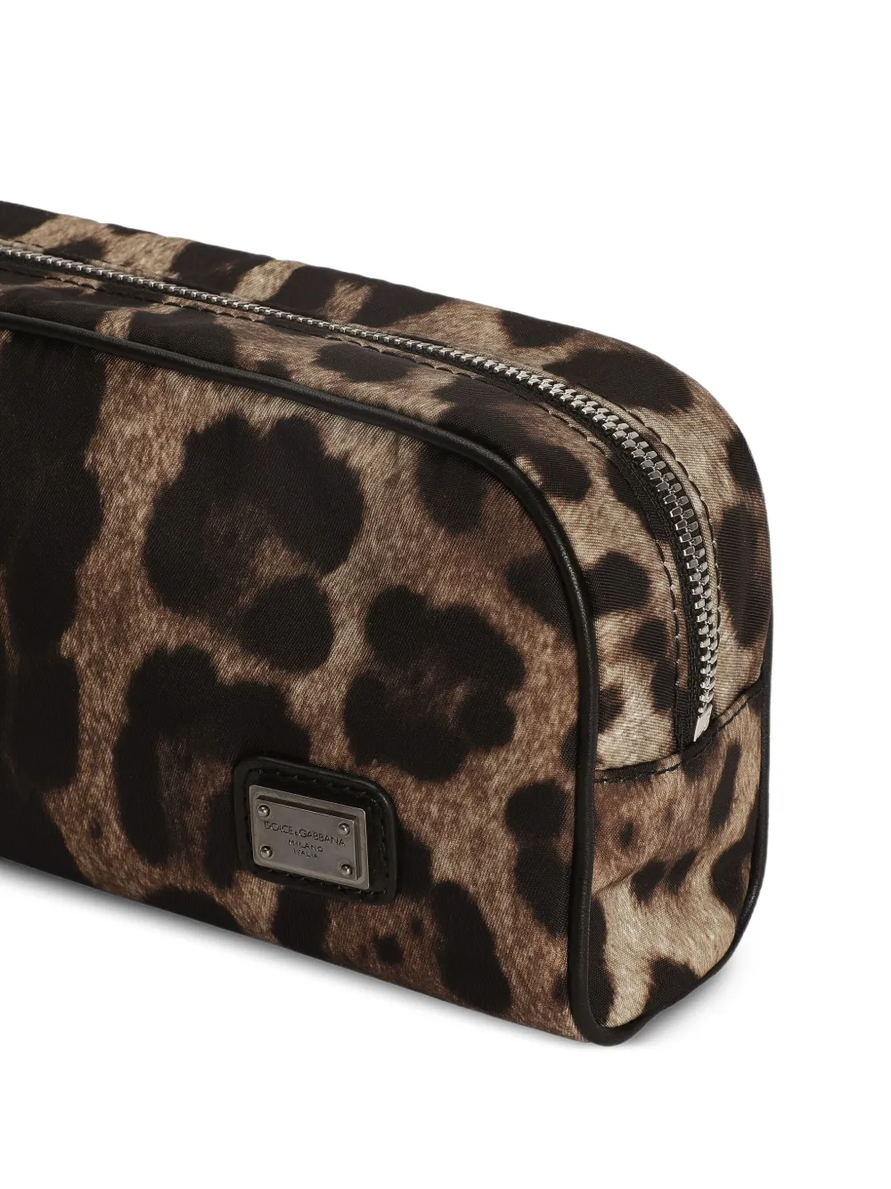 Dolce & Gabbana Toilettas met luipaardprint Bruin