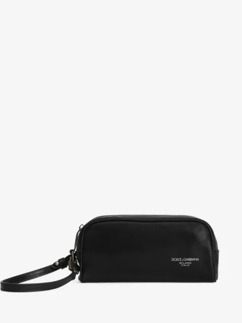 Dolce & Gabbana logo-print wash bag
