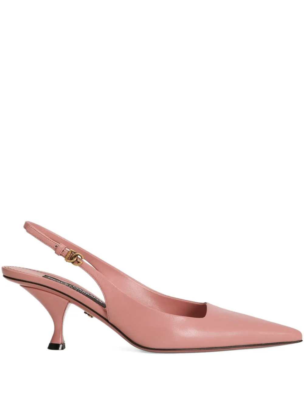 Dolce & Gabbana Slingback pumps met puntige neus Roze
