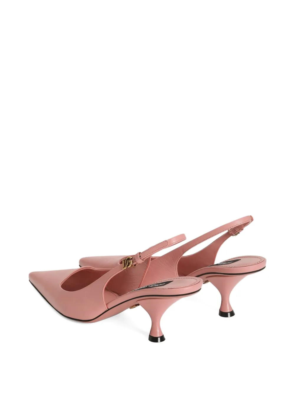 Dolce & Gabbana Slingback pumps met puntige neus Roze