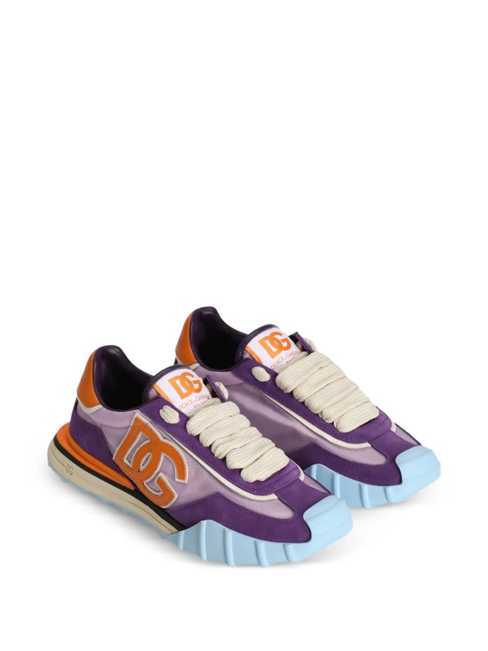 Dolce & Gabbana Sneakers met DG-logo Paars