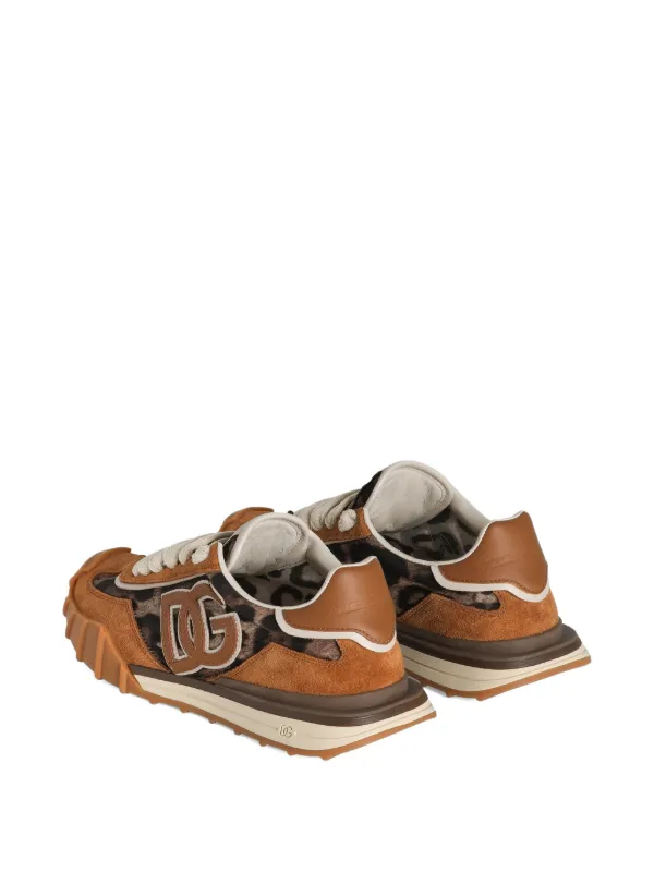 Dolce & Gabbana Tênis Com Logo | Marrom | FARFETCH BR