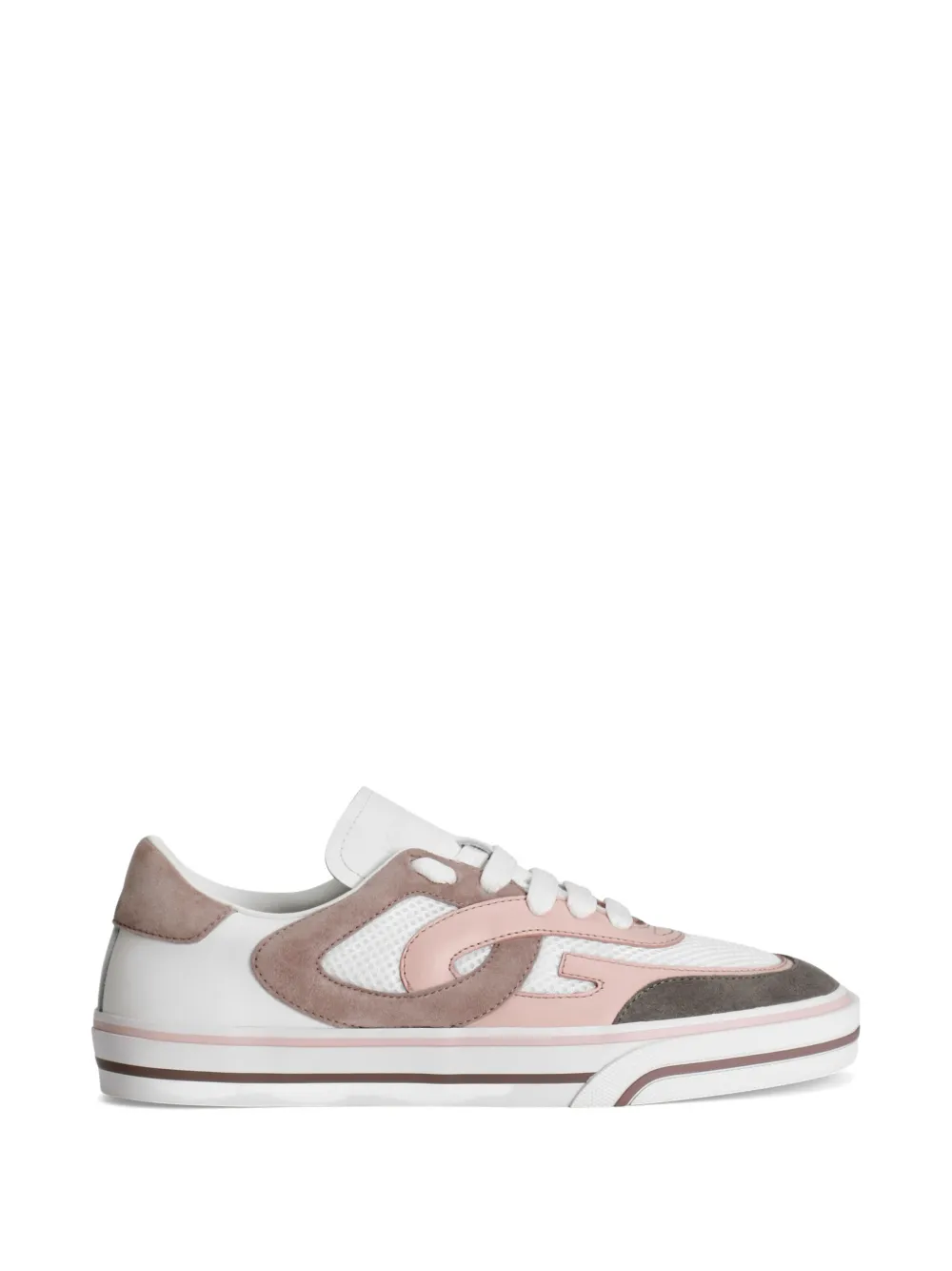 Dolce & Gabbana DG sneakers van mesh en leer Wit