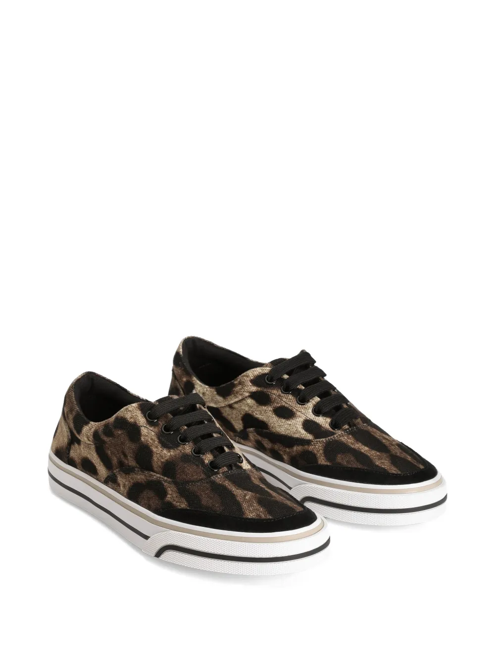 Dolce & Gabbana DG Sailing sneakers met print Bruin