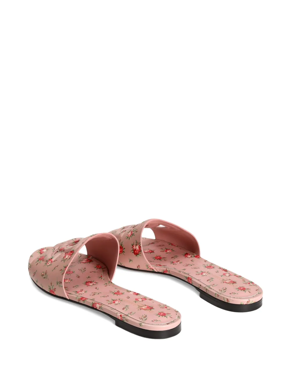 Dolce & Gabbana Sandalen met bloemendetail Roze