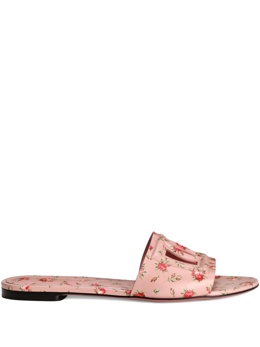 Dolce & Gabbana Sandalen met bloemendetail Roze