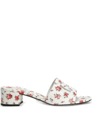 Dolce & Gabbana ドルチェ＆ガッバーナ Bianca ビジュー サンダル