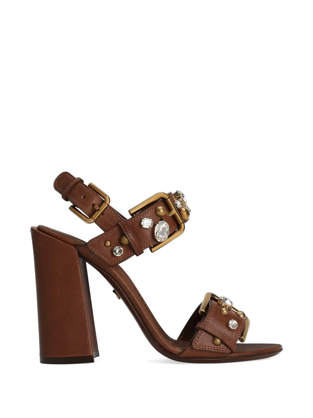 Dolce & Gabbana Keira sandalen met verfraaiingen Bruin