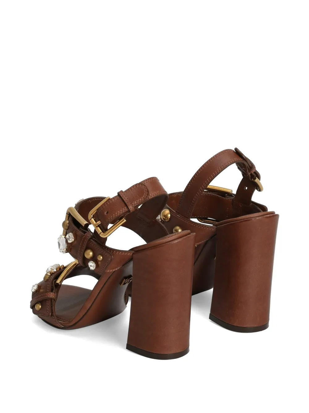 Dolce & Gabbana Keira sandalen met verfraaiingen Bruin