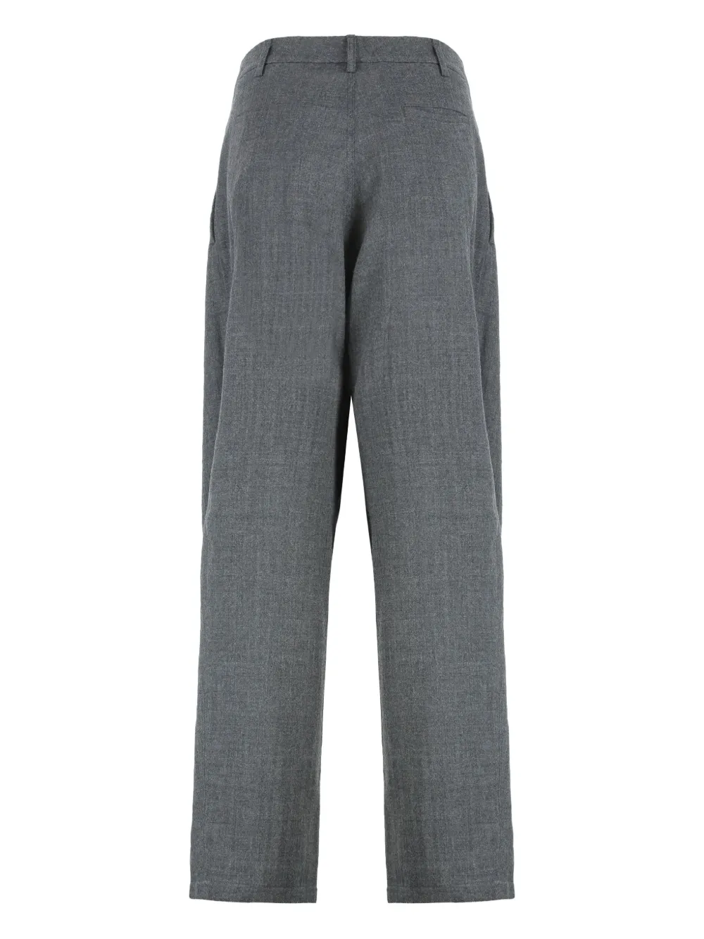 DARKPARK pleated Phebe wool trousers - Grijs