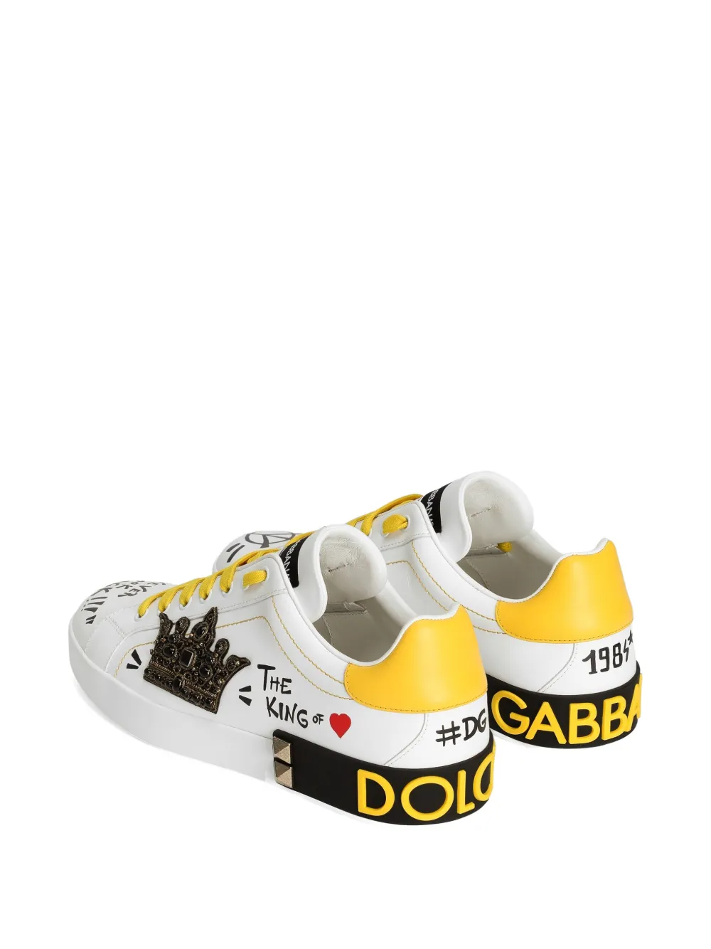 Dolce & Gabbana Sneakers met studs Wit