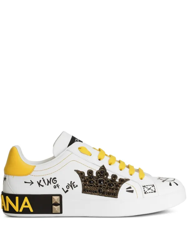 Dolce & Gabbana スタッズ スニーカー | ホワイト | FARFETCH JP