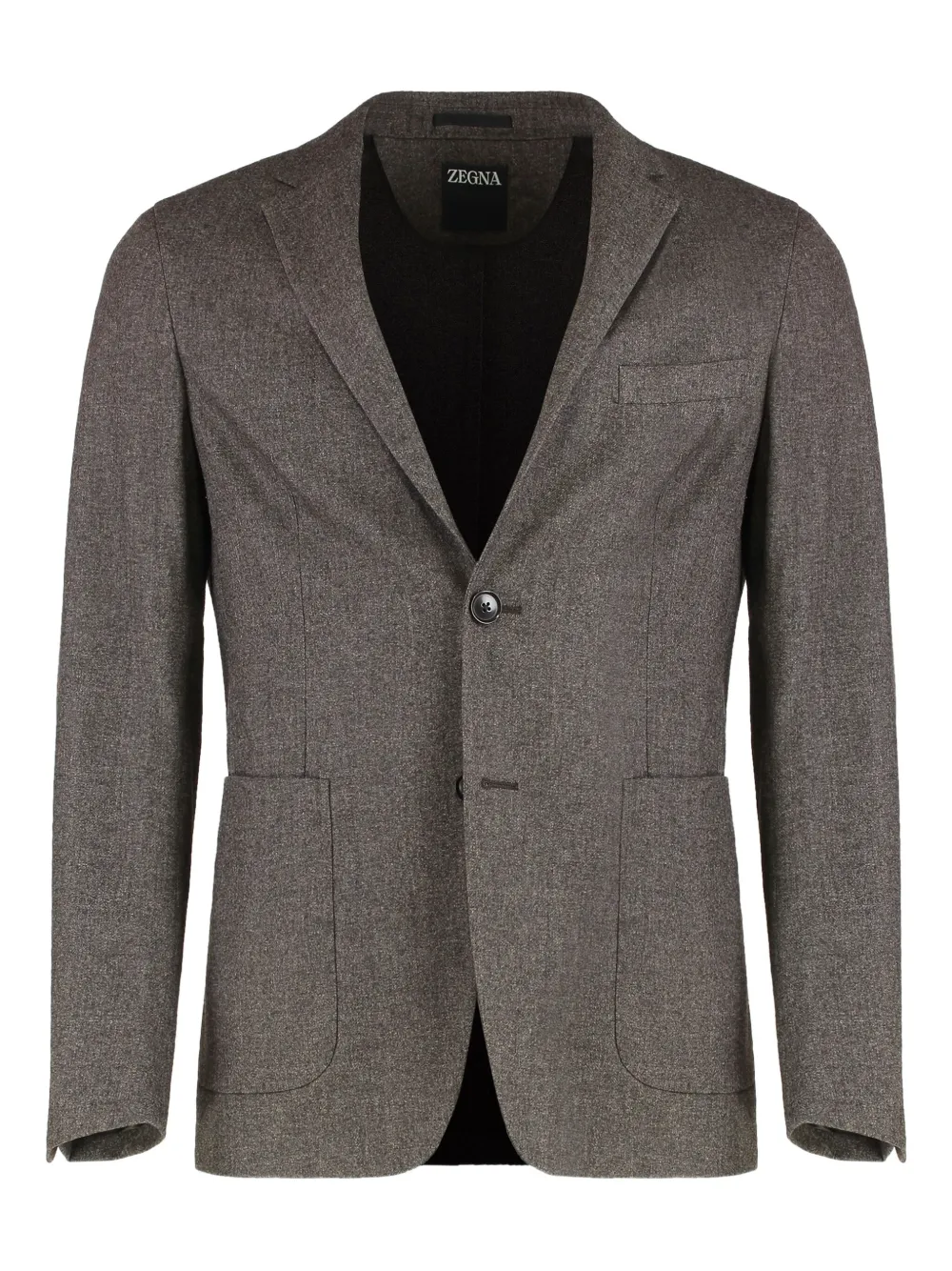 Zegna single-breasted jacket | Brown | Image 1
