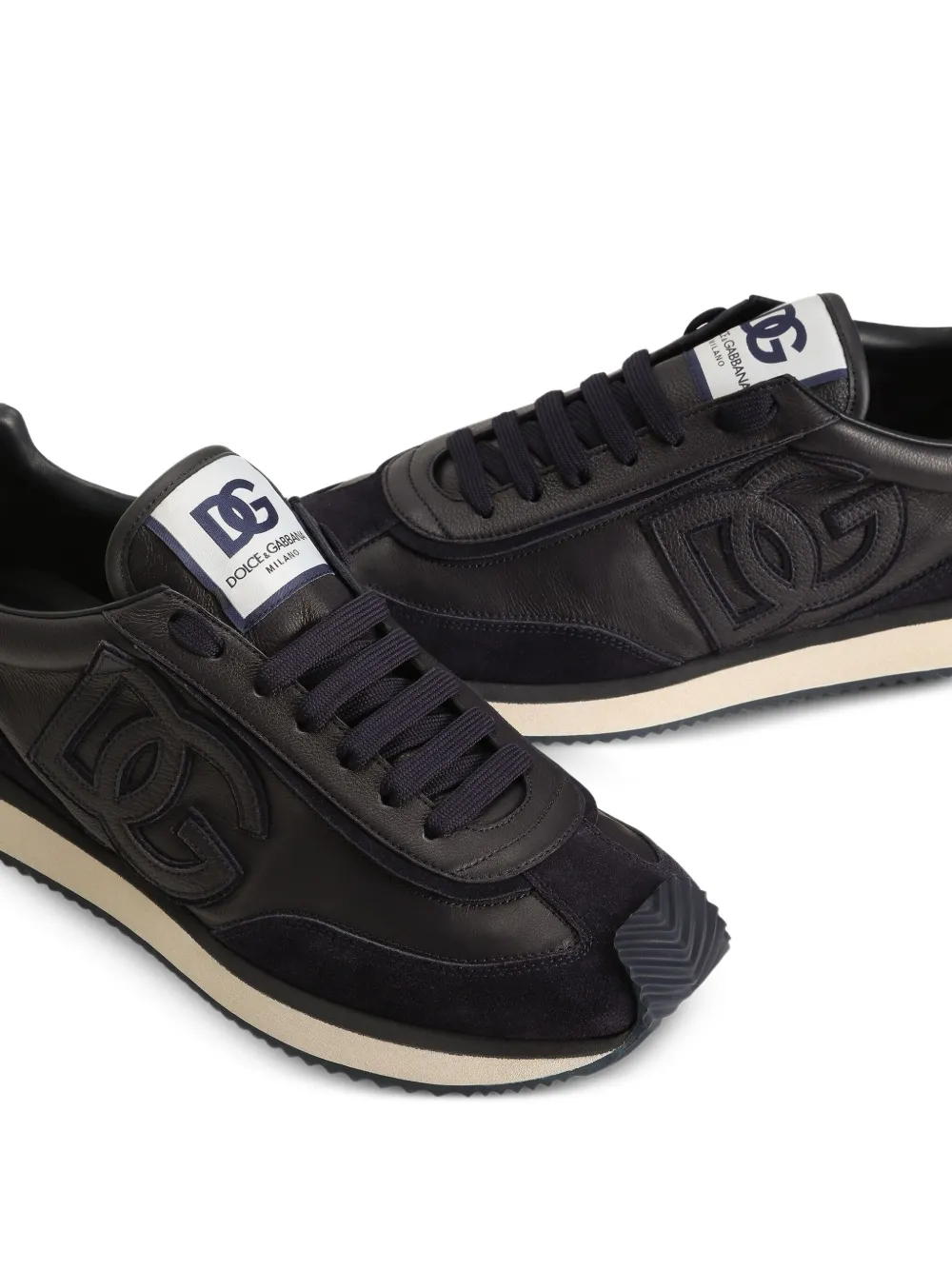 Dolce & Gabbana Sneakers met logopatch Zwart