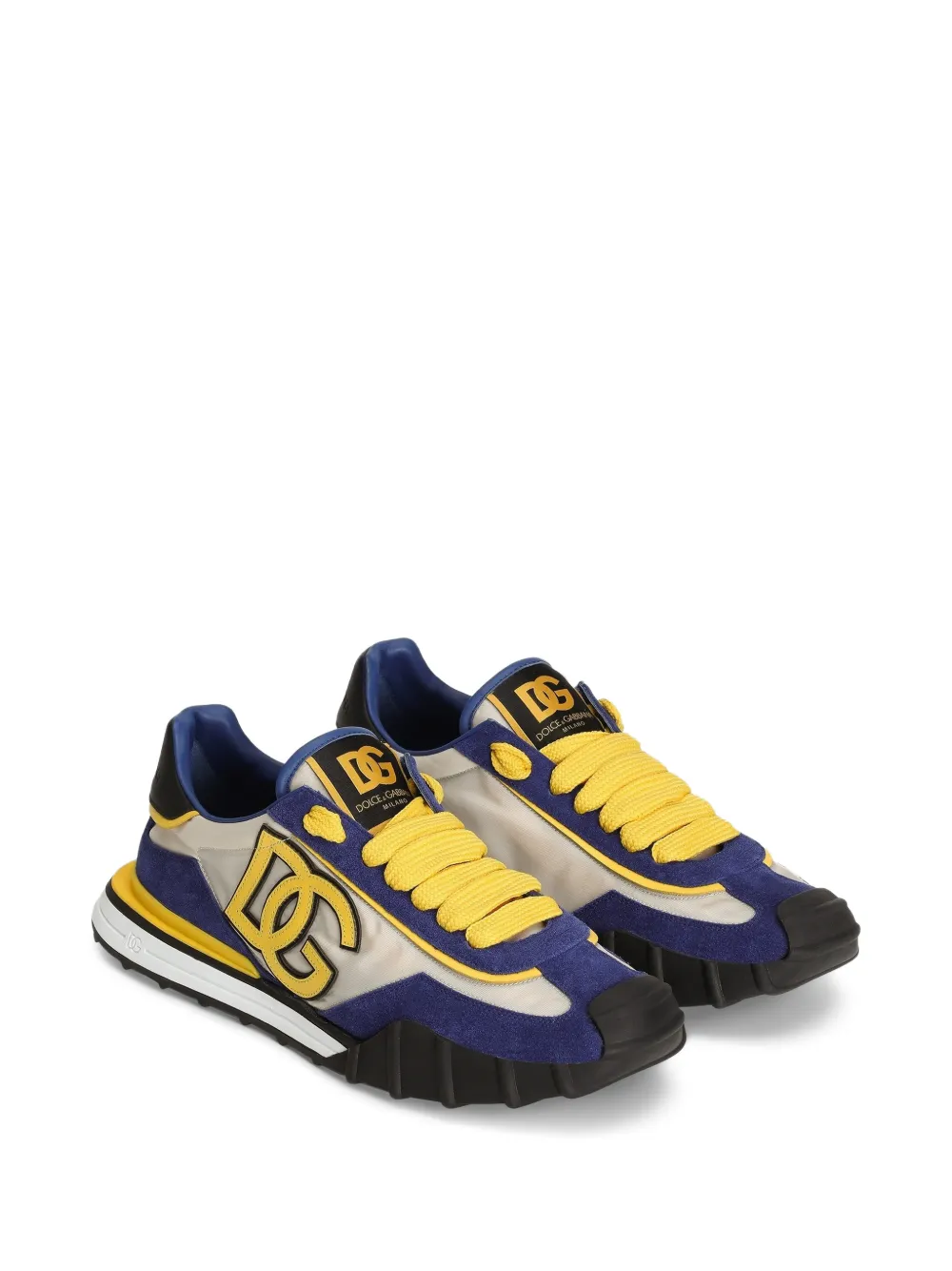 Dolce & Gabbana Sneakers met logo-applicatie Blauw