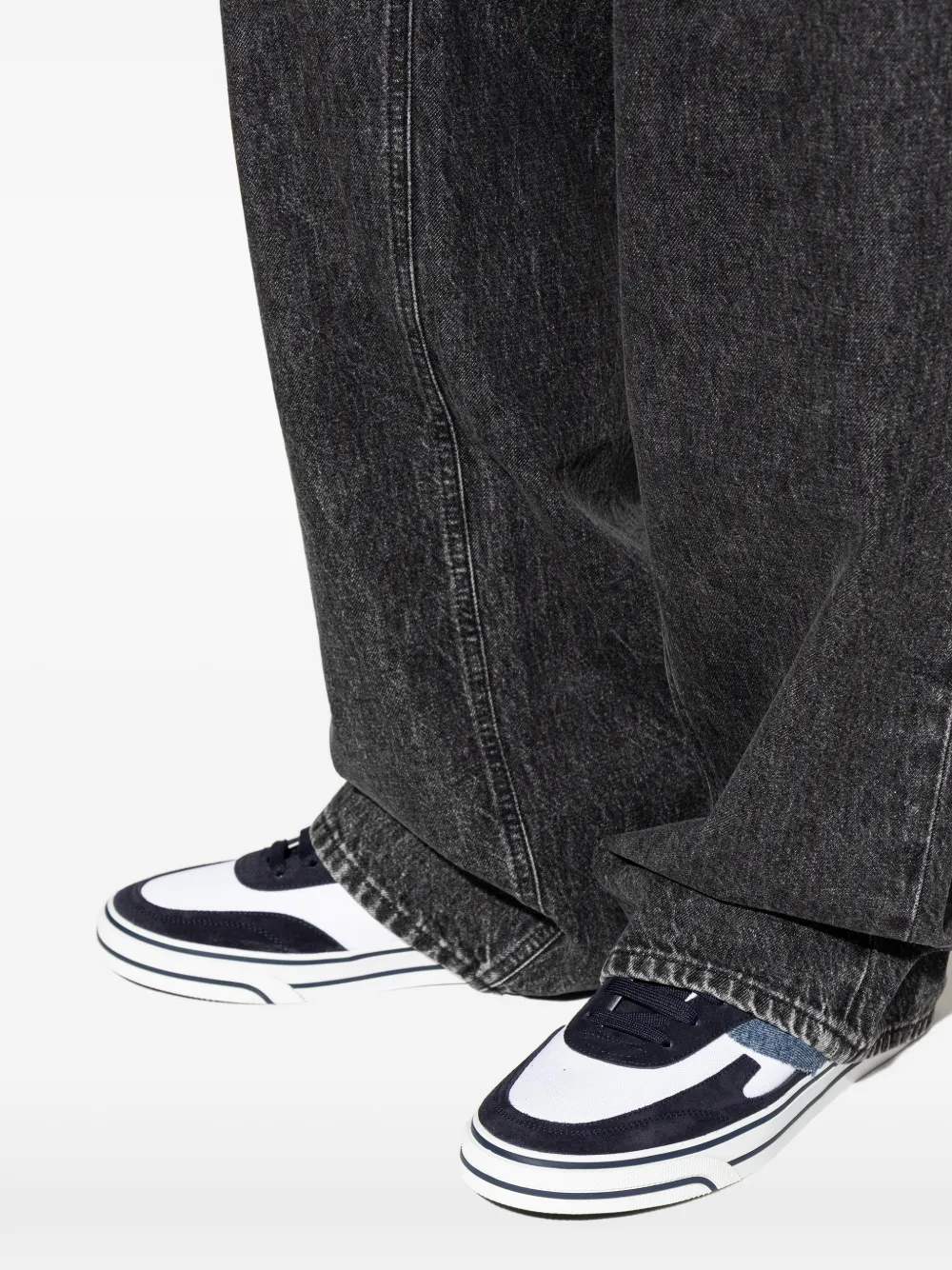 Dolce & Gabbana DG Sailing canvas sneakers Blauw