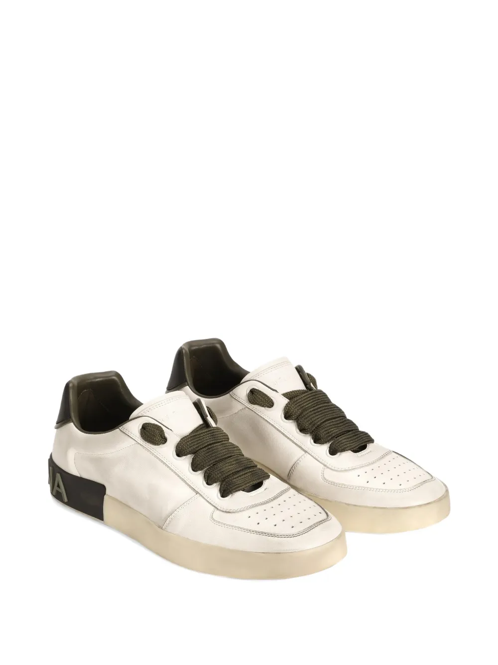 Dolce & Gabbana Sneakers met geperforeerd detail Wit