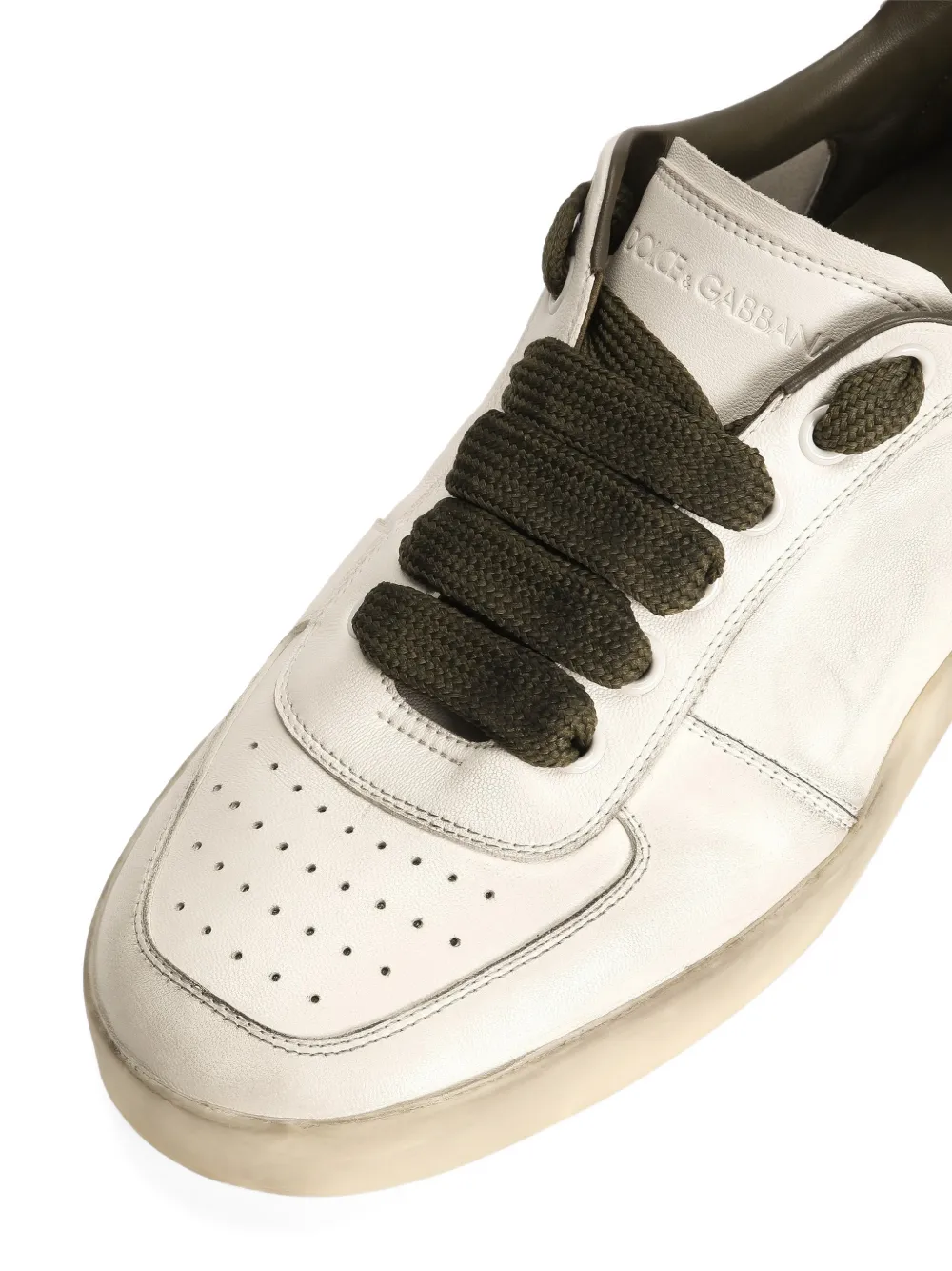 Dolce & Gabbana Sneakers met geperforeerd detail Wit
