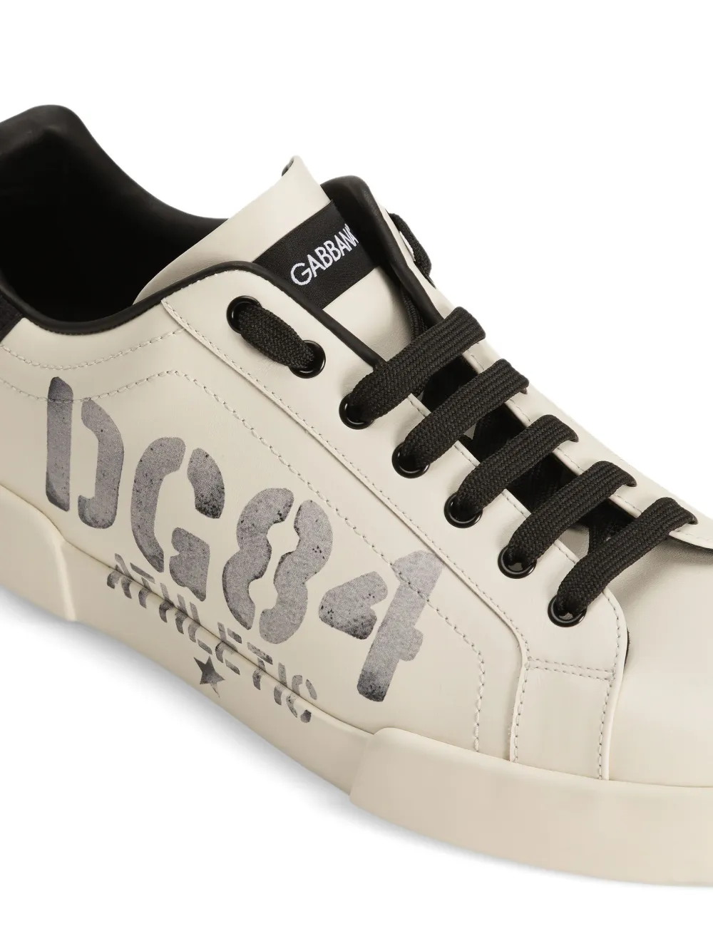 Dolce & Gabbana Portofino Light Strobel sneakers Wit