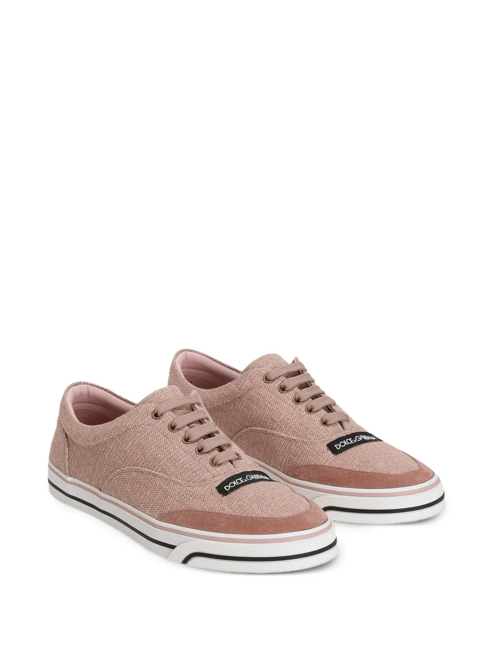 Dolce & Gabbana Sneakers met logopatch Roze