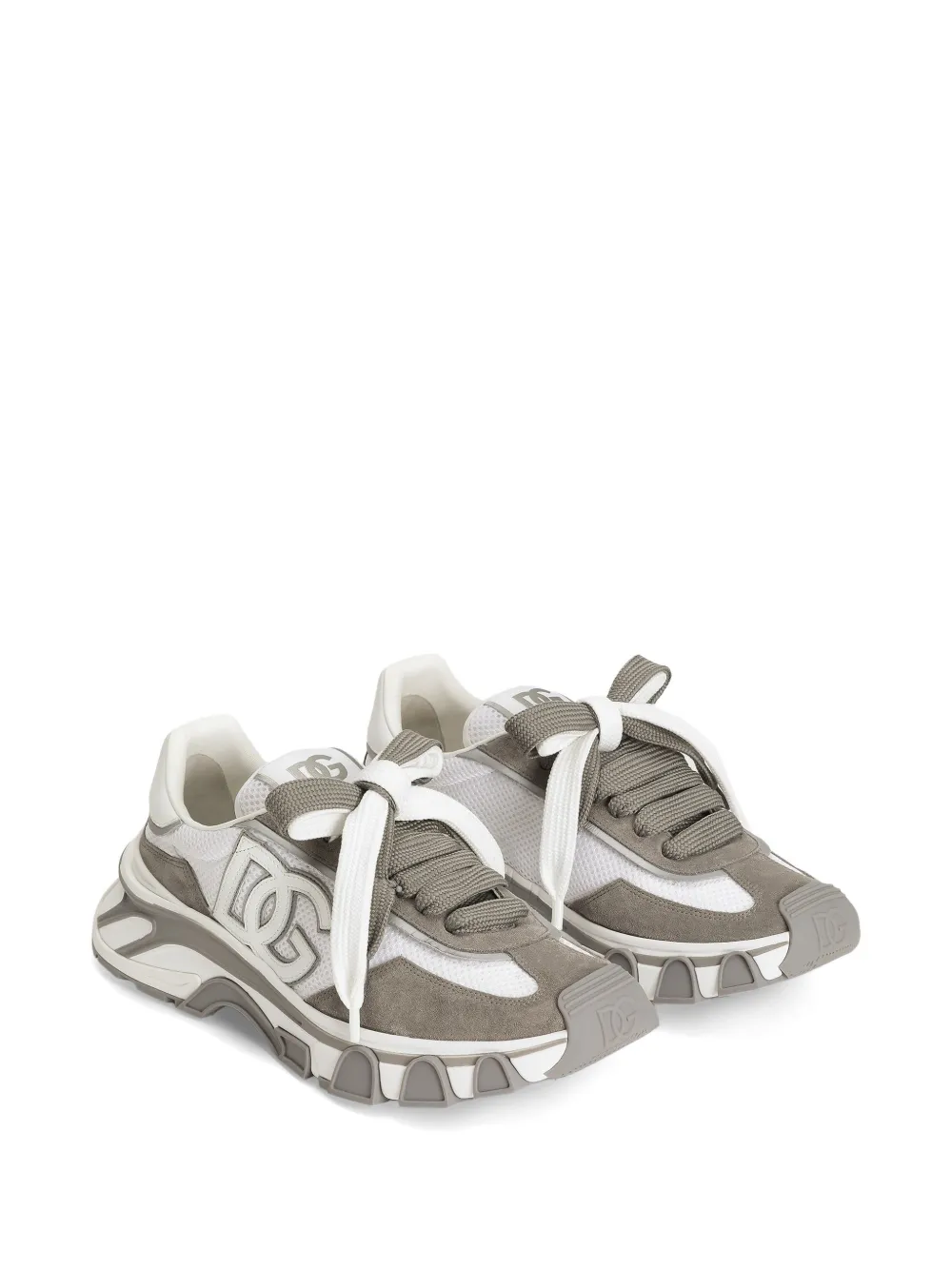 Dolce & Gabbana DG Country Road sneakers van kalfsleer en nylon Wit