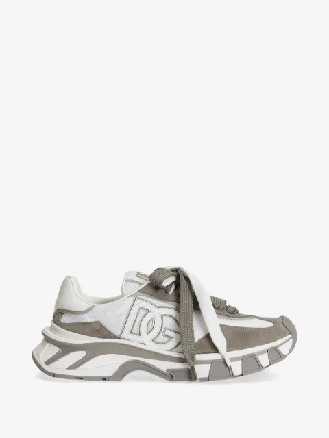 Dolce & Gabbana  DG Country Road nylon and calfskin sneakers
