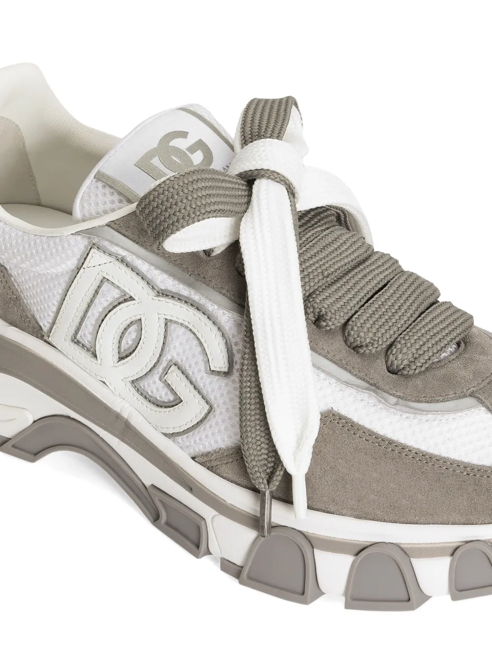 Dolce & Gabbana DG Country Road sneakers van kalfsleer en nylon Wit