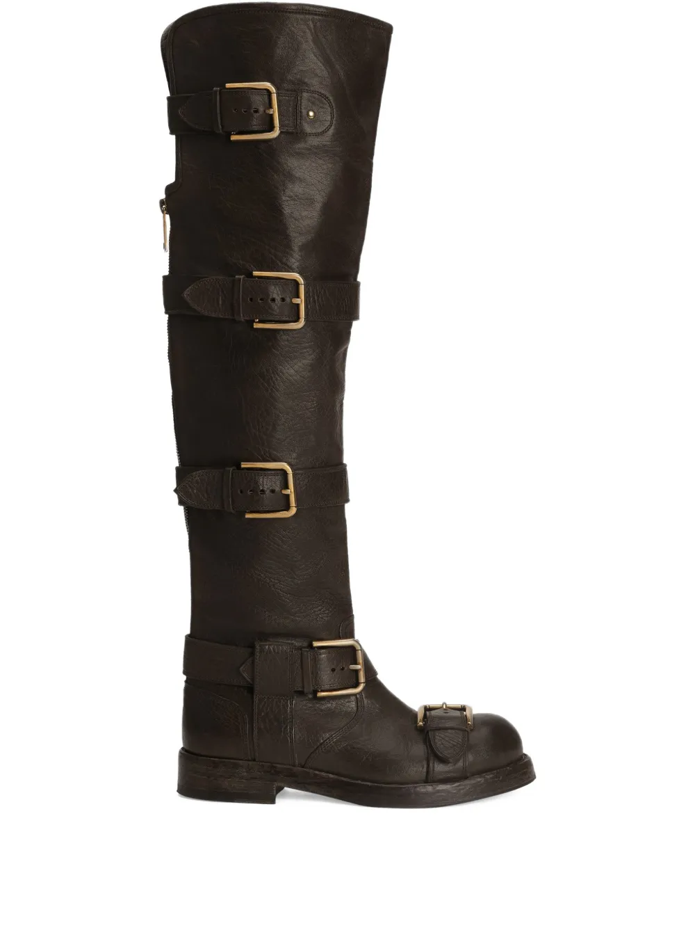 Dolce & Gabbana botas con hebilla y tacón de 20mm | marrón | Image 1