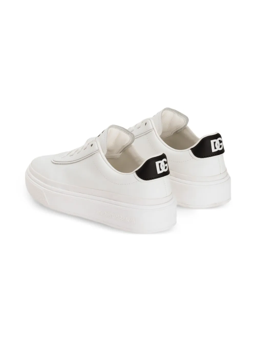 Dolce & Gabbana Kids Sneakers met logodetail Wit