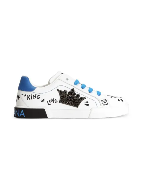 Dolce & Gabbana Kids crown-motif sneakers