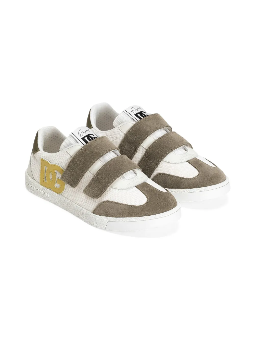 Dolce & Gabbana Kids Sneakers met logopatch Wit